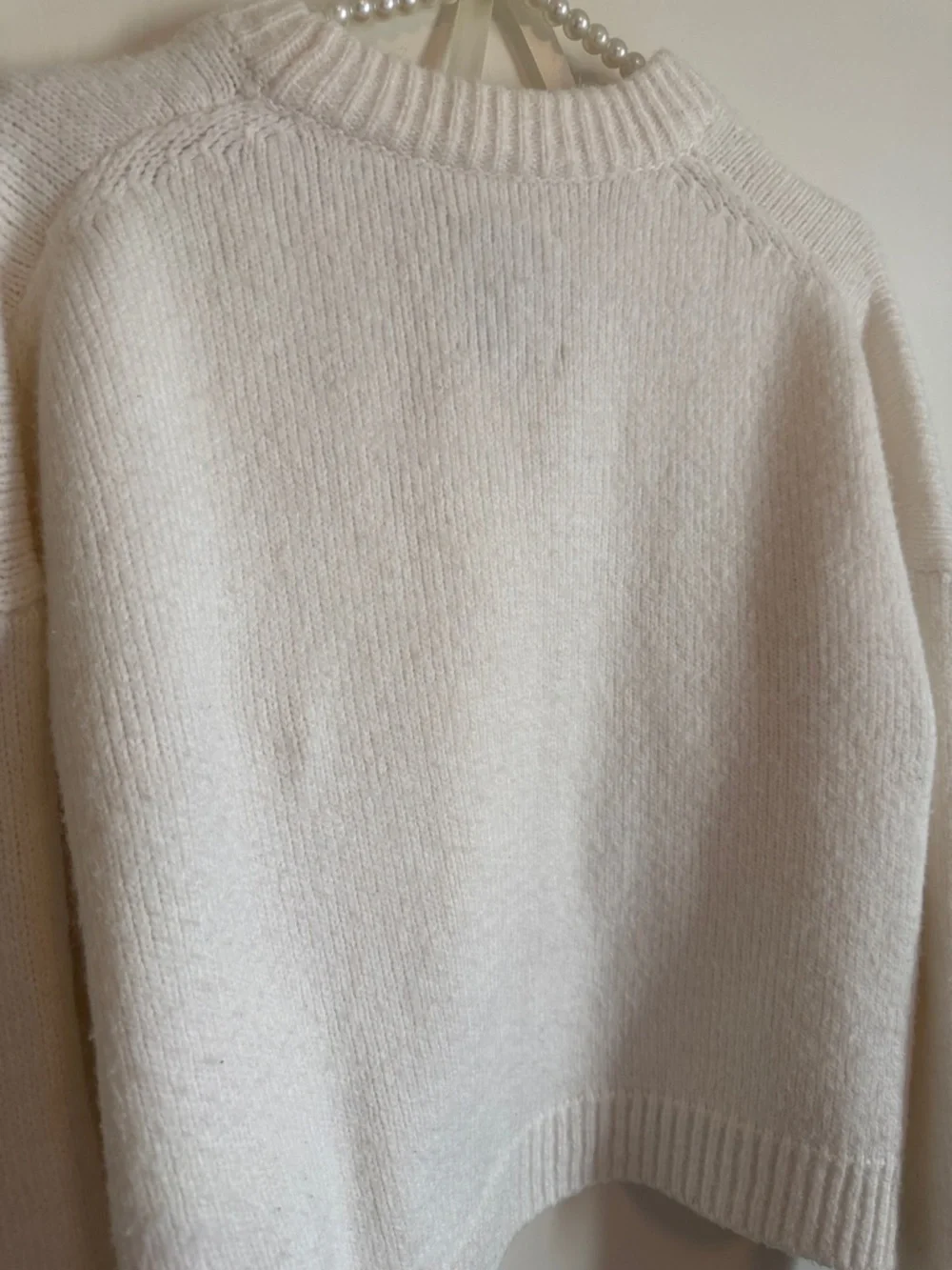 Abercrombie & Fitch Ivory/cream Crewneck Sweater - Picture 8 of 9